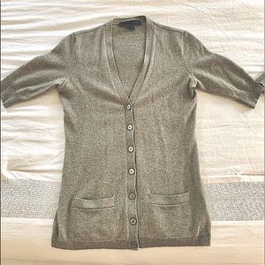 Ralph Lauren Grey cashmere size small cardigan